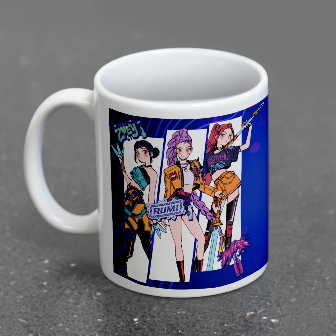 K-POP Demon Hunters (Huntrix Logo) White Mug