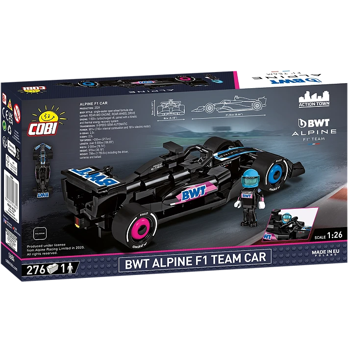 COBI Alpine F1 Team A525 Racing Car Building Set 290 Pieces