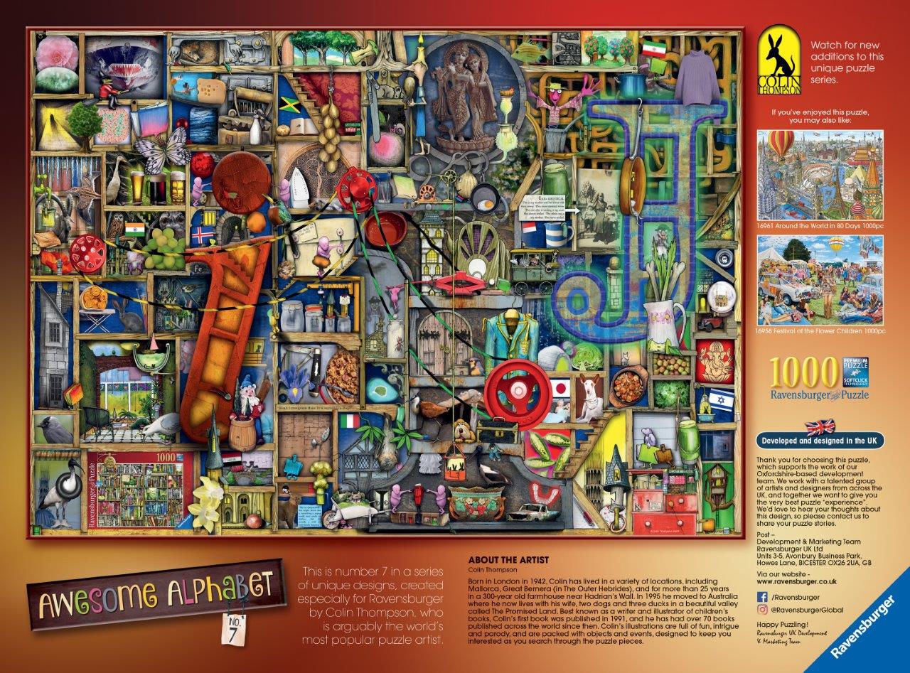 Colin Thompson - Awesome Alphabet "I & J", 1000pc