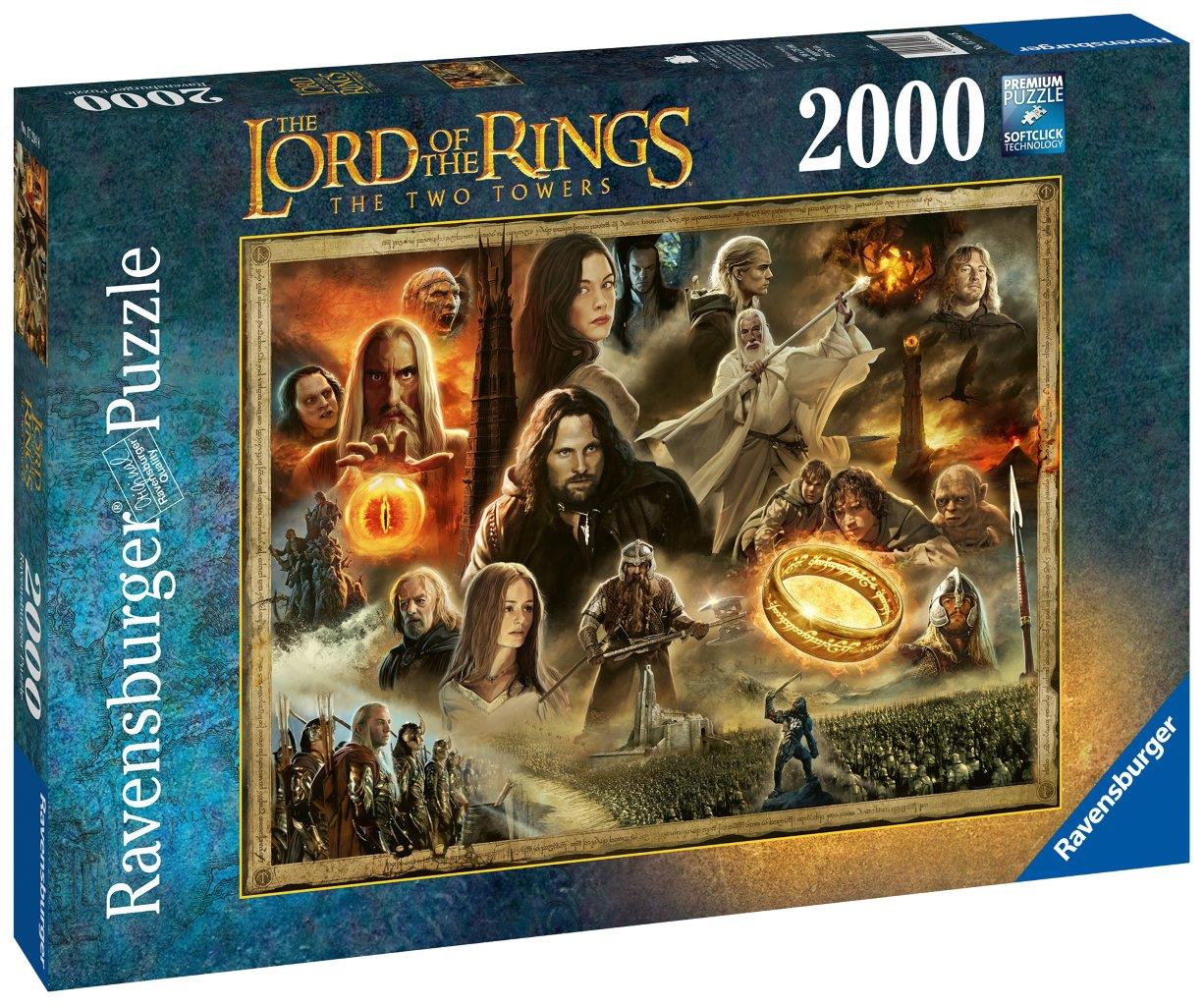 Ravensburger Lord of The Rings - The Two Towers 2000 Piece Jigsaw Puzzle
