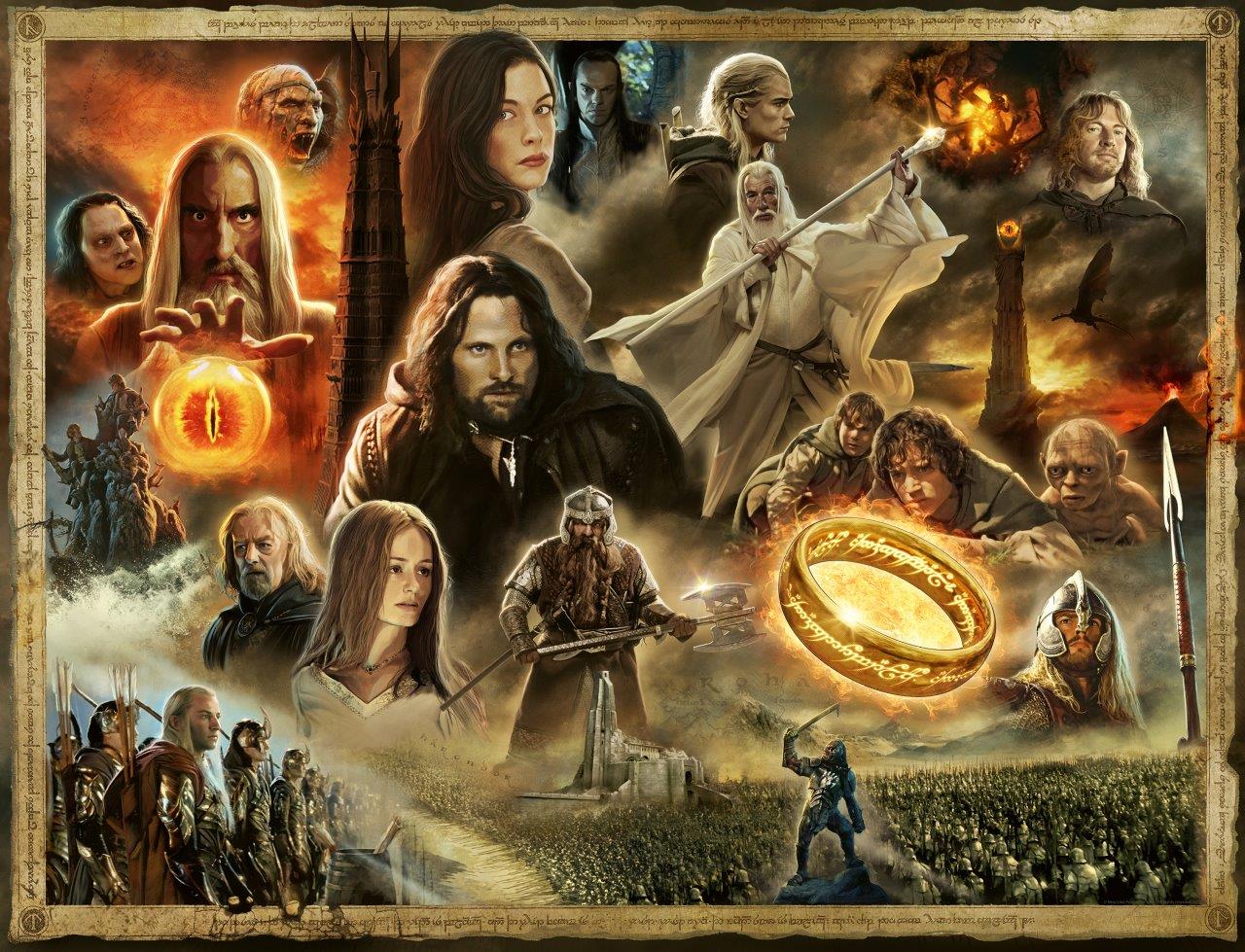Ravensburger Lord of The Rings - The Two Towers 2000 Piece Jigsaw Puzzle