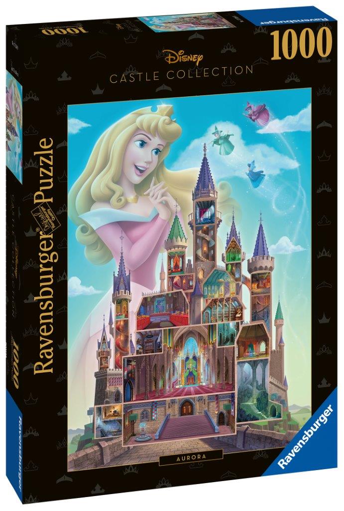 Disney Aurora Castle 1000pc puzzle