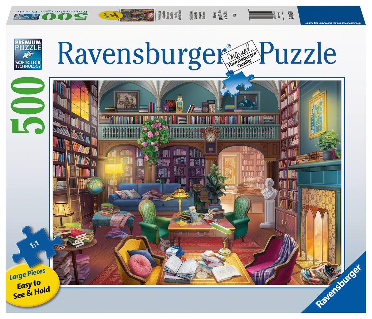 Ravensburger Dream Library Large Format 500 Piece Jigsaw Puzzle