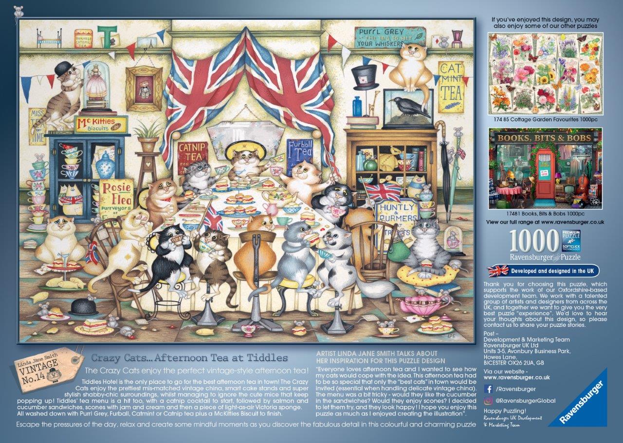 Crazy Cats, Afternoon at Tiddles, 1000pc