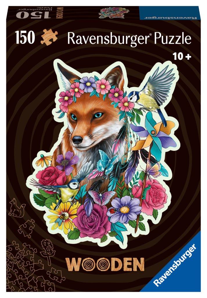 Ravensburger Colorful Fox 150 Piece Wooden Jigsaw Puzzle
