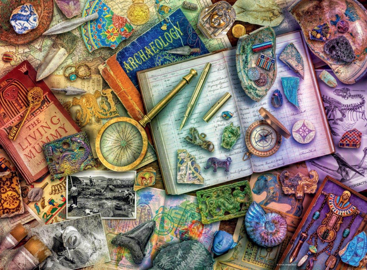 Aimee Stewart, The Archaeologist’s Desk, 500pc
