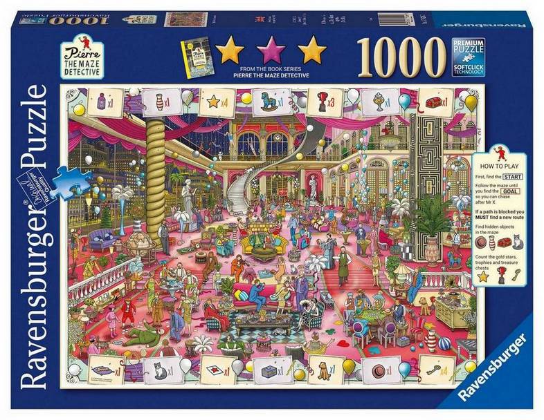 Ravensburger Pierre the Maze Detective 1000 Piece Jigsaw Puzzle