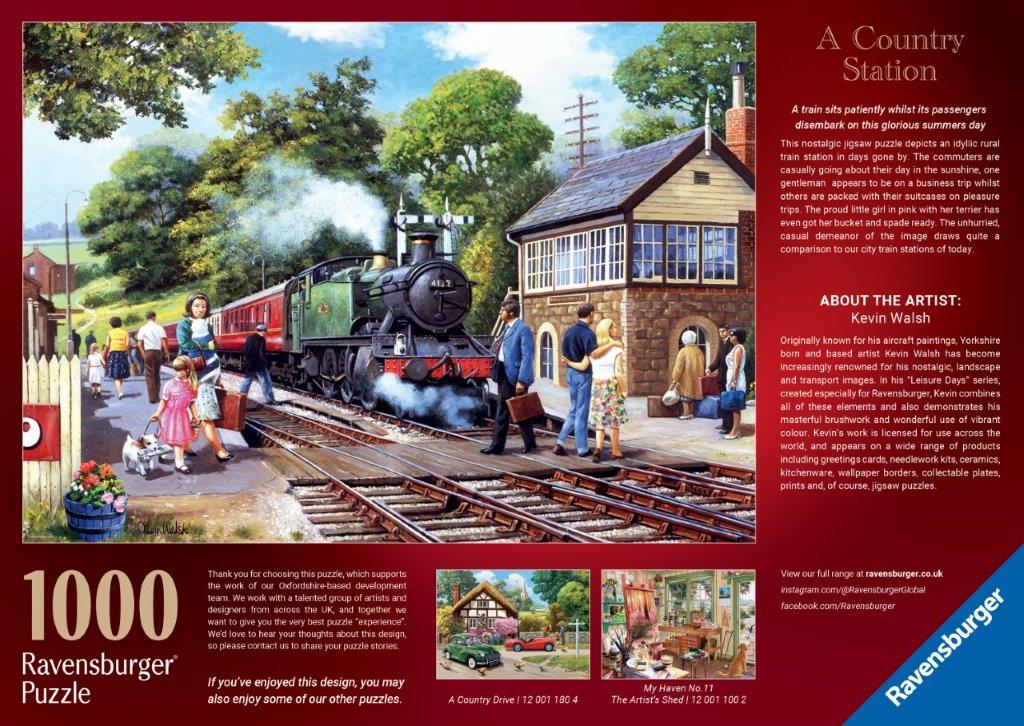 Ravensburger A Country Station 1000 Piece Jigsaw Puzzle