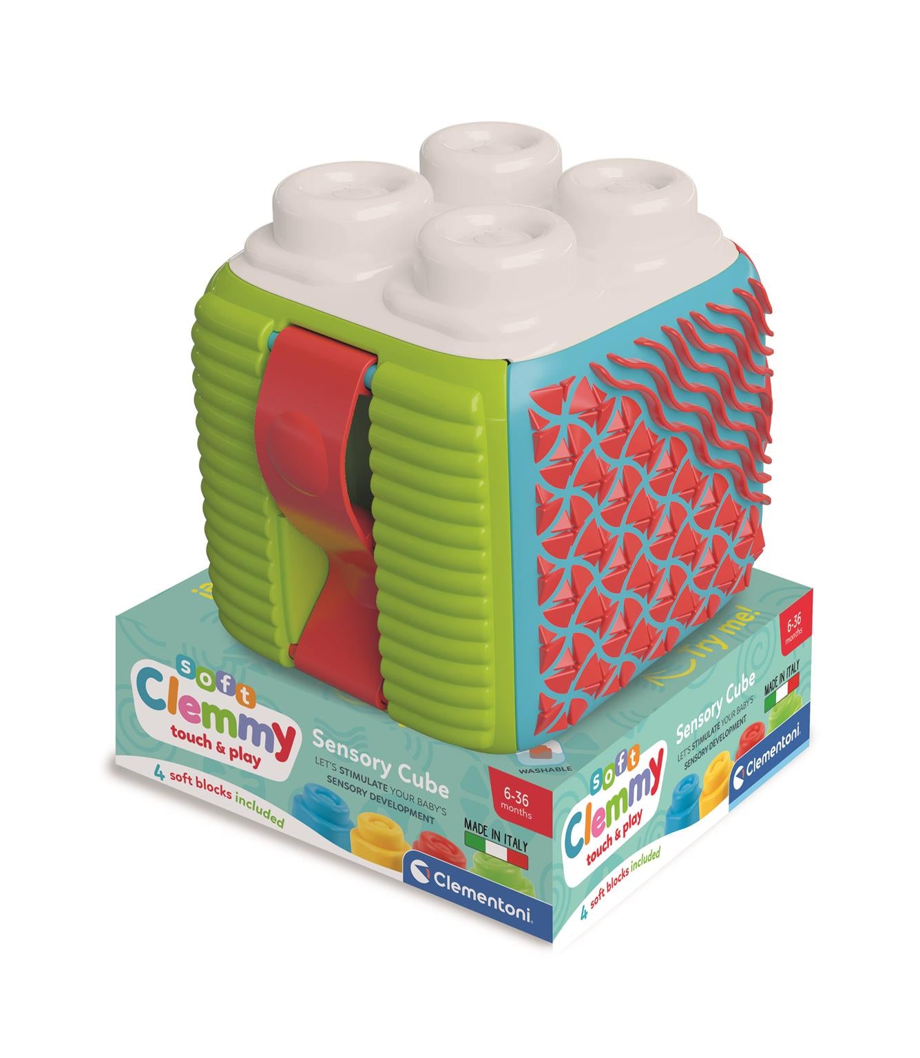 Soft Clemmy Sensory Activity Cube