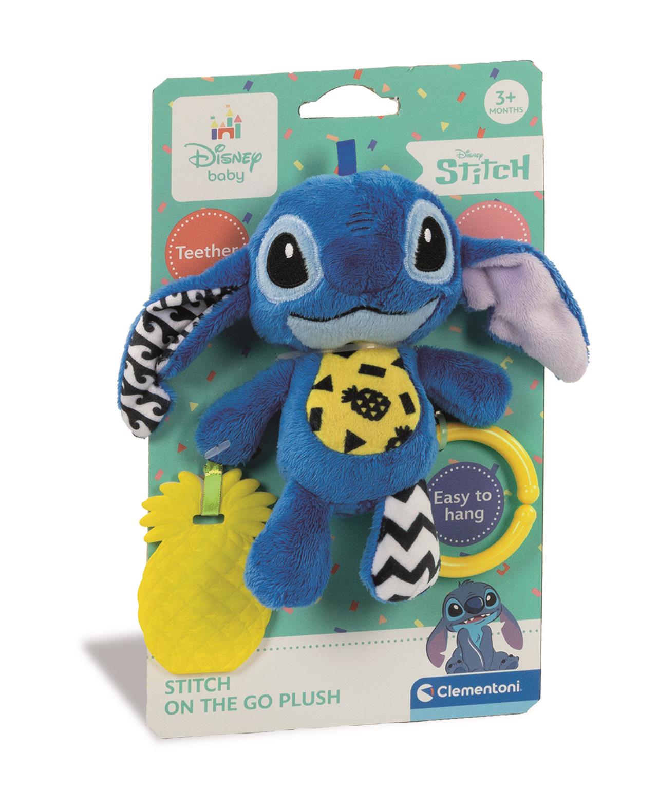 Stitch Soft Rattle Travel Plush