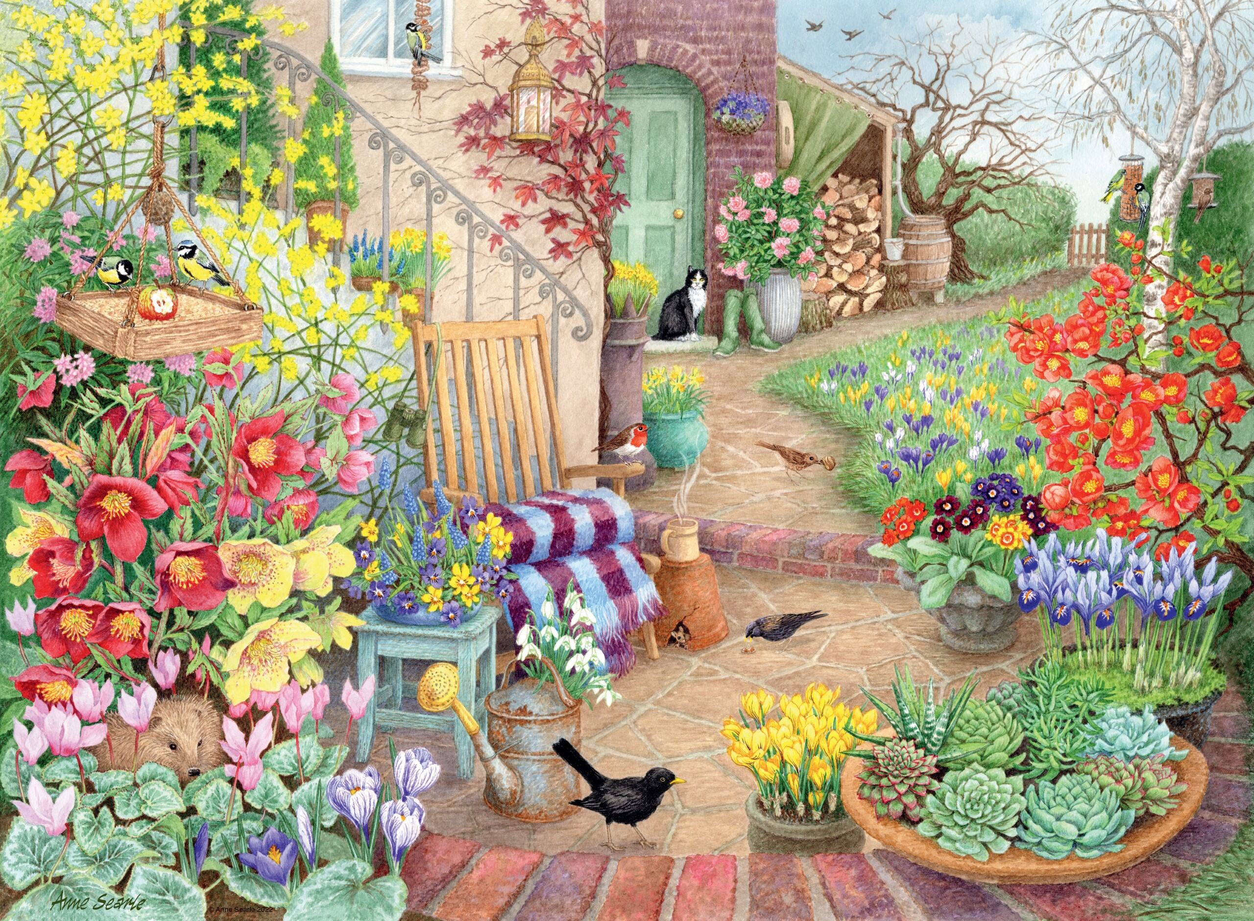 Happy Days No 4, Glorious Gardens 4x 500pc