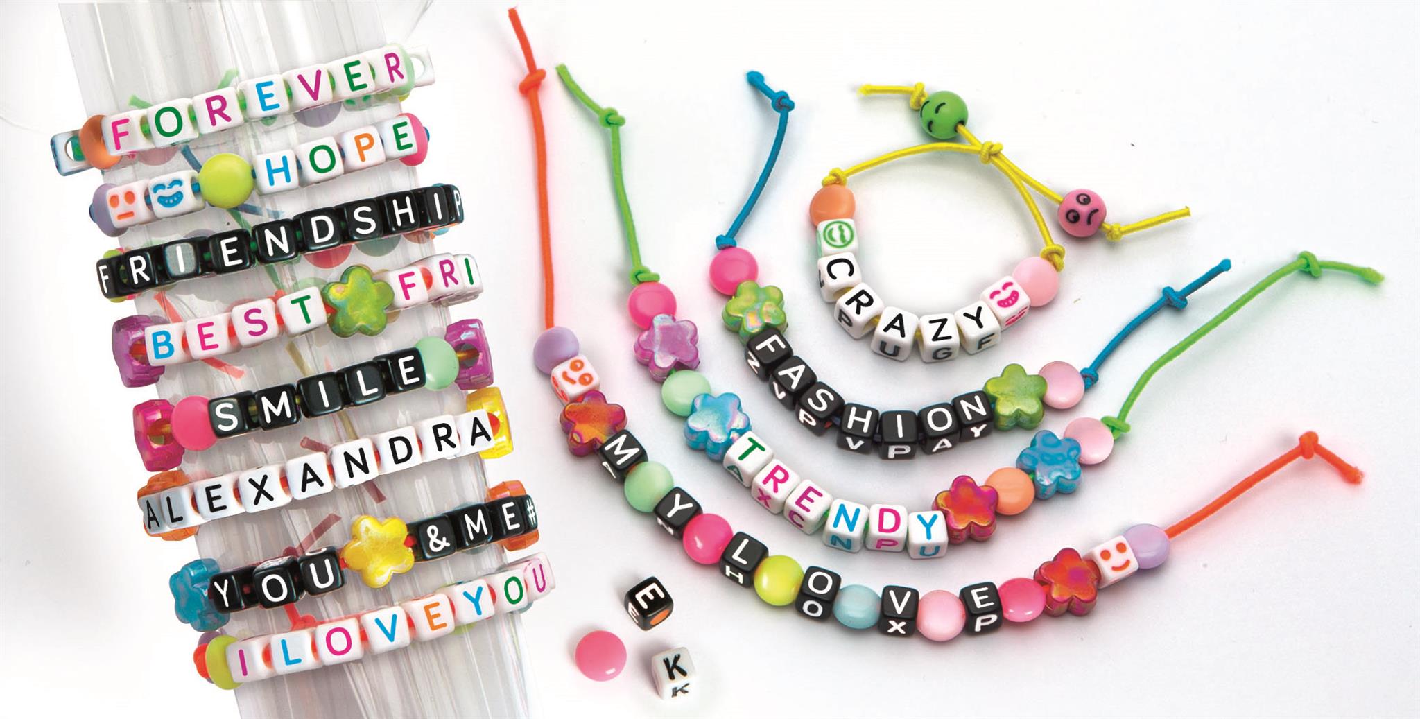 Crazy Chic Message bracelets