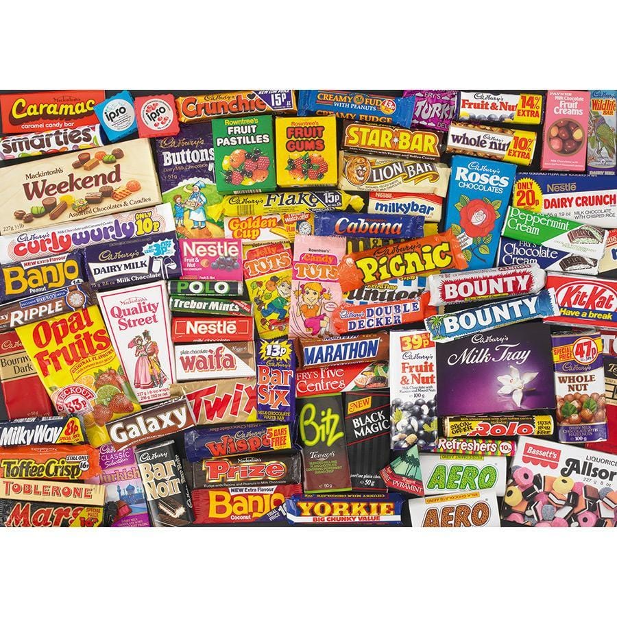 Gibsons 1980s Sweet Memories 1000 piece Jigsaw Puzzle