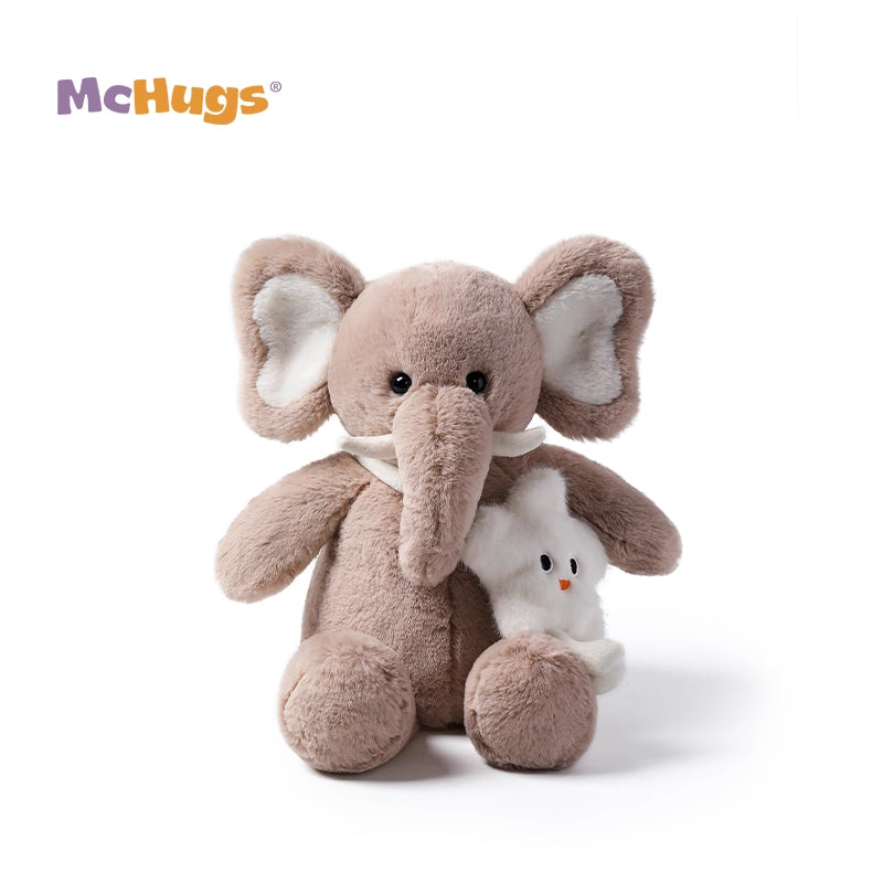McHugs Oatmeal Star Bag Elephant Plush Toy 25cm