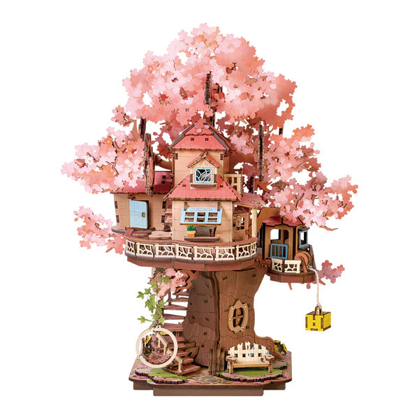Rolife Sakura Tree House DIY Miniature House Kit