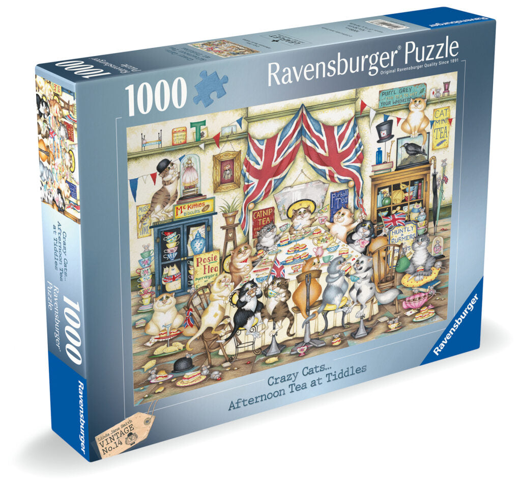 Crazy Cats Tiddles 1000pc