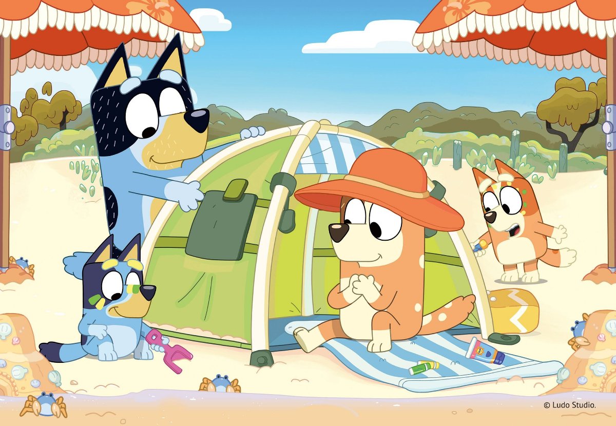 Bluey At The Beach, 35pc
