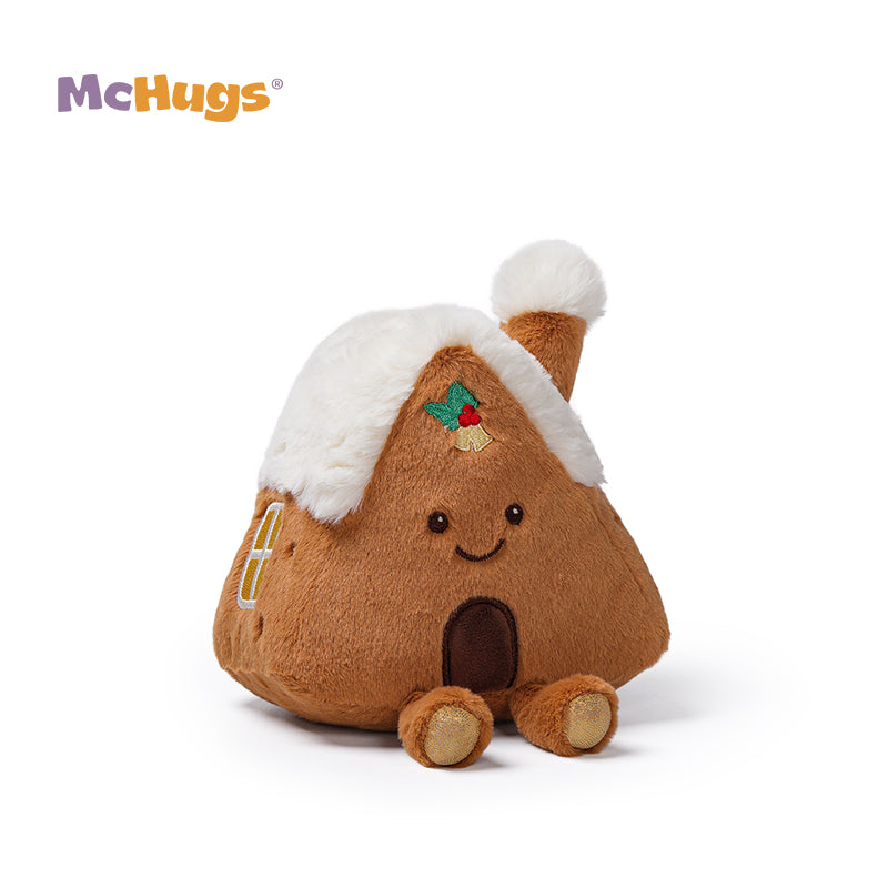 McHugs Christmas Star Wish Gingerbread House Plush Decoration