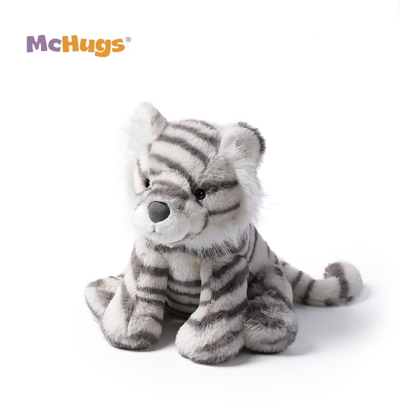 McHugs Moon White Tiger Plush Toy
