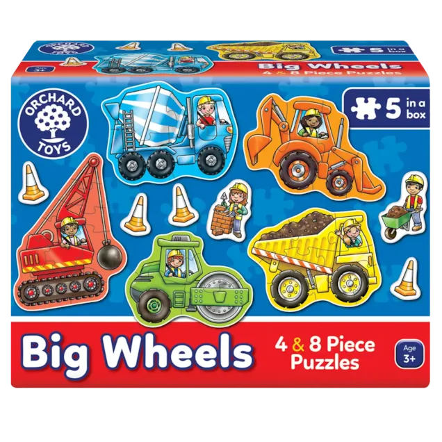 Orchard Toys Big Wheels Jigsaw Puzzles
