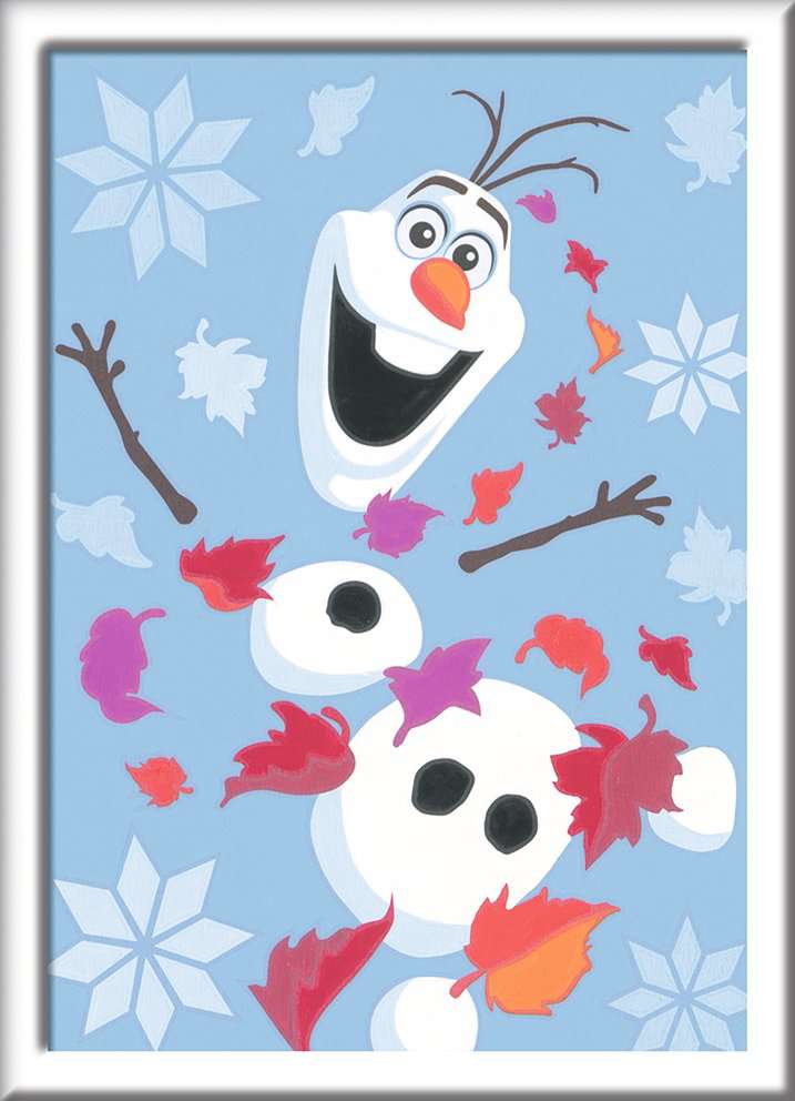 CreArt Frozen Cheerful Olaf