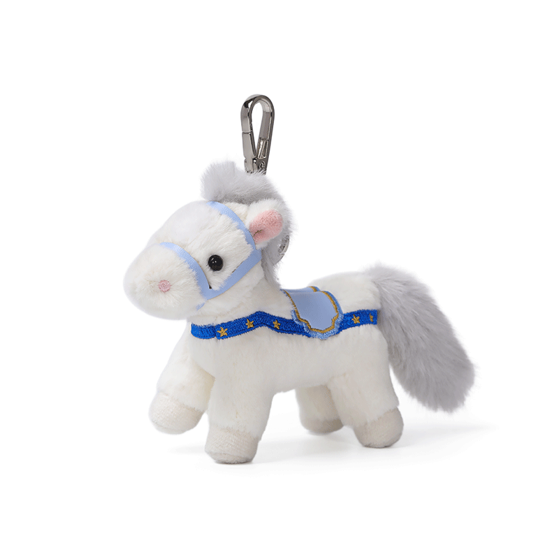 McHugs Snowy Pony Plush Bag Charm