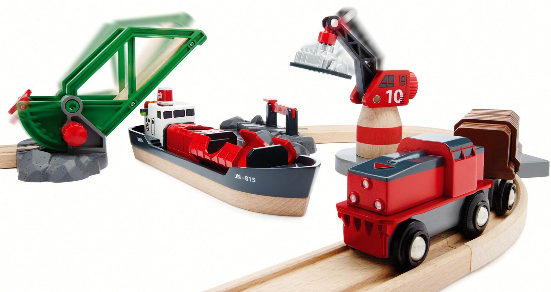 BRIO Cargo Harbour Set