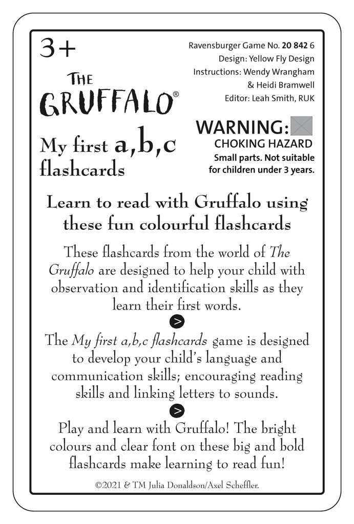 Gruffalo First Flashcards