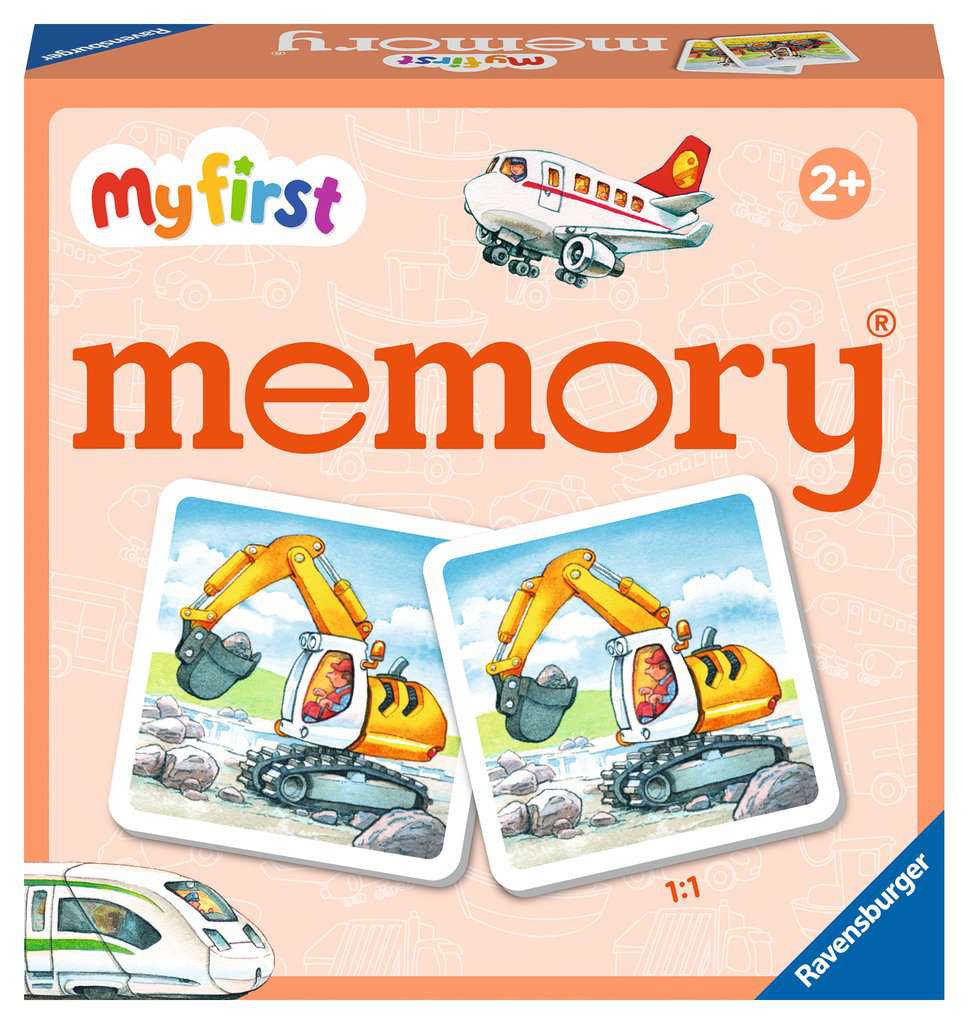 My First Memory Game Vehicles