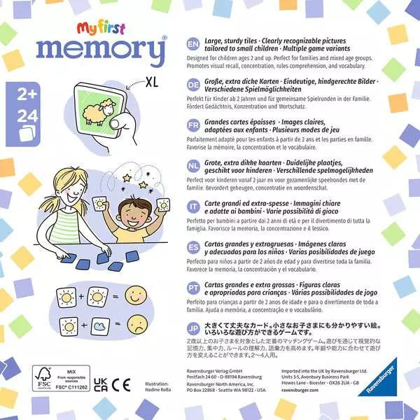 Ravensburger My First Memory Vehicles Matching Game