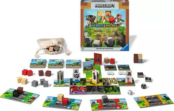 Ravensburger Minecraft Heroes of the Village Cooperative Board Game