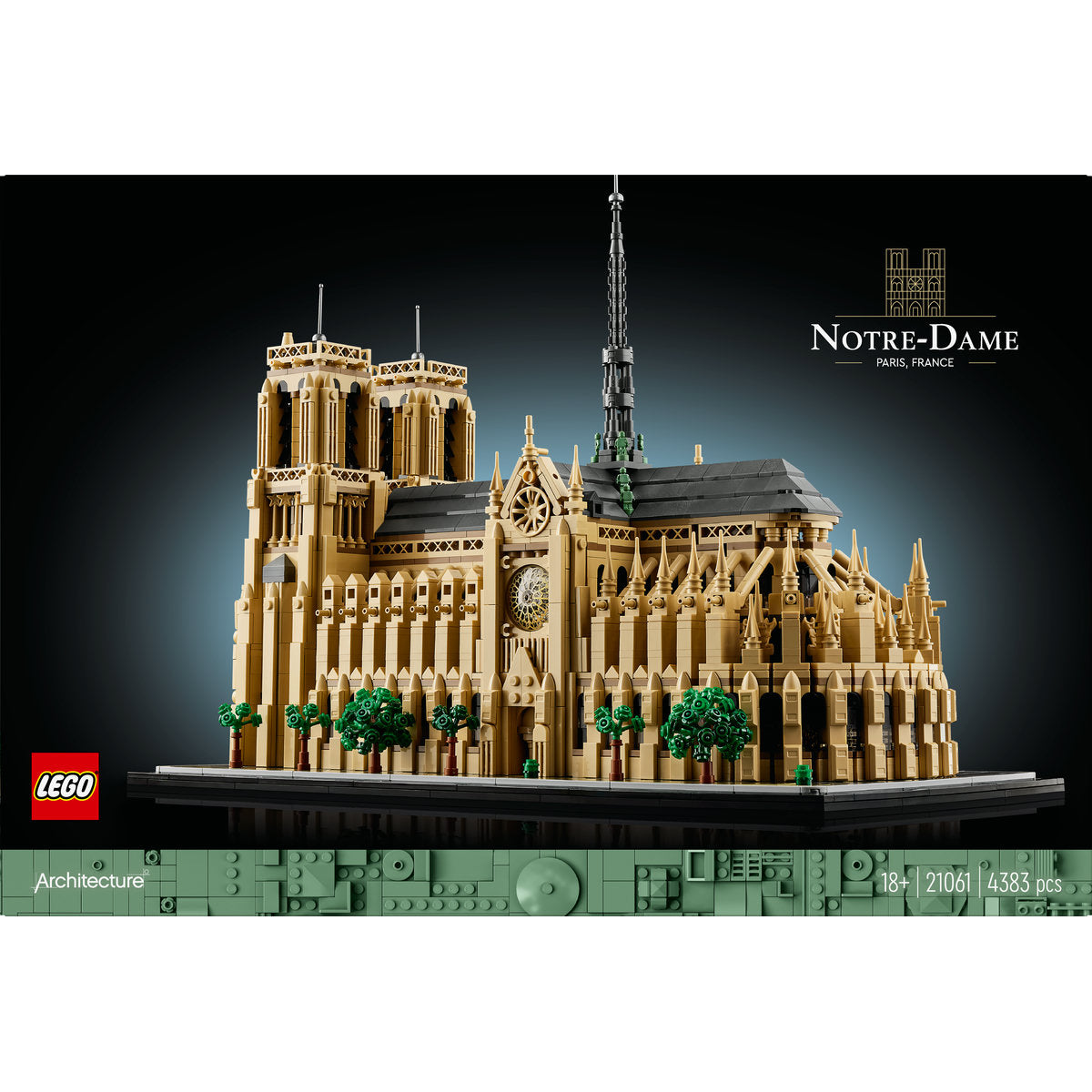 LEGO Architecture Notre-Dame de Paris Set 21061 - Moons Toystore