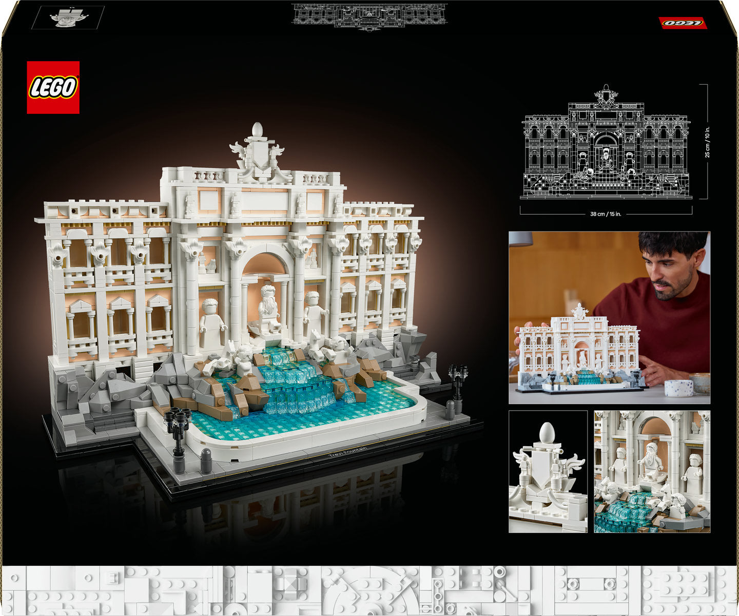 LEGO Architecture Trevi Fountain Building Set 21062