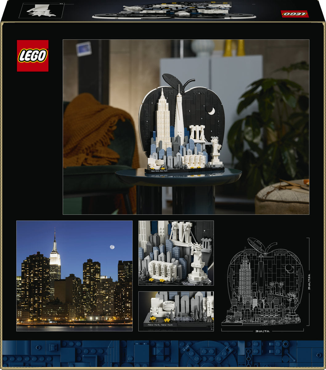LEGO Architecture New York City The Big Apple Skyline Building Set 21066