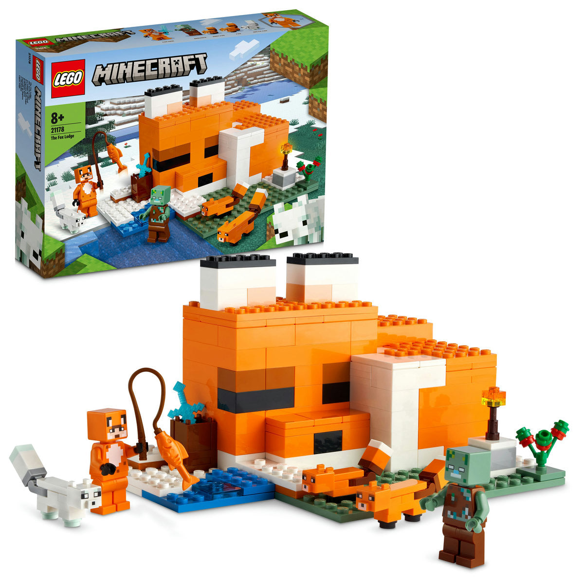LEGO Minecraft The Fox Lodge 21178