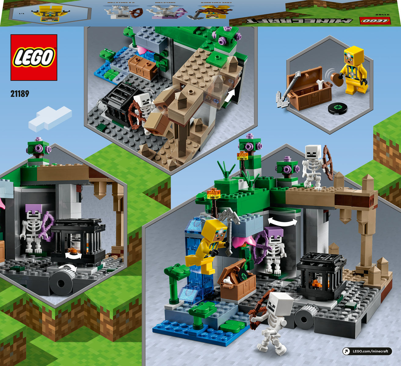 LEGO Minecraft The Skeleton Dungeon 21189