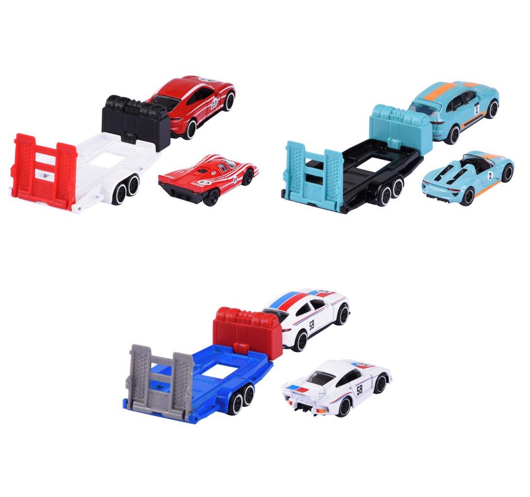 Maorette Porsche Motorsport Race Trailer Vehicle Assortment