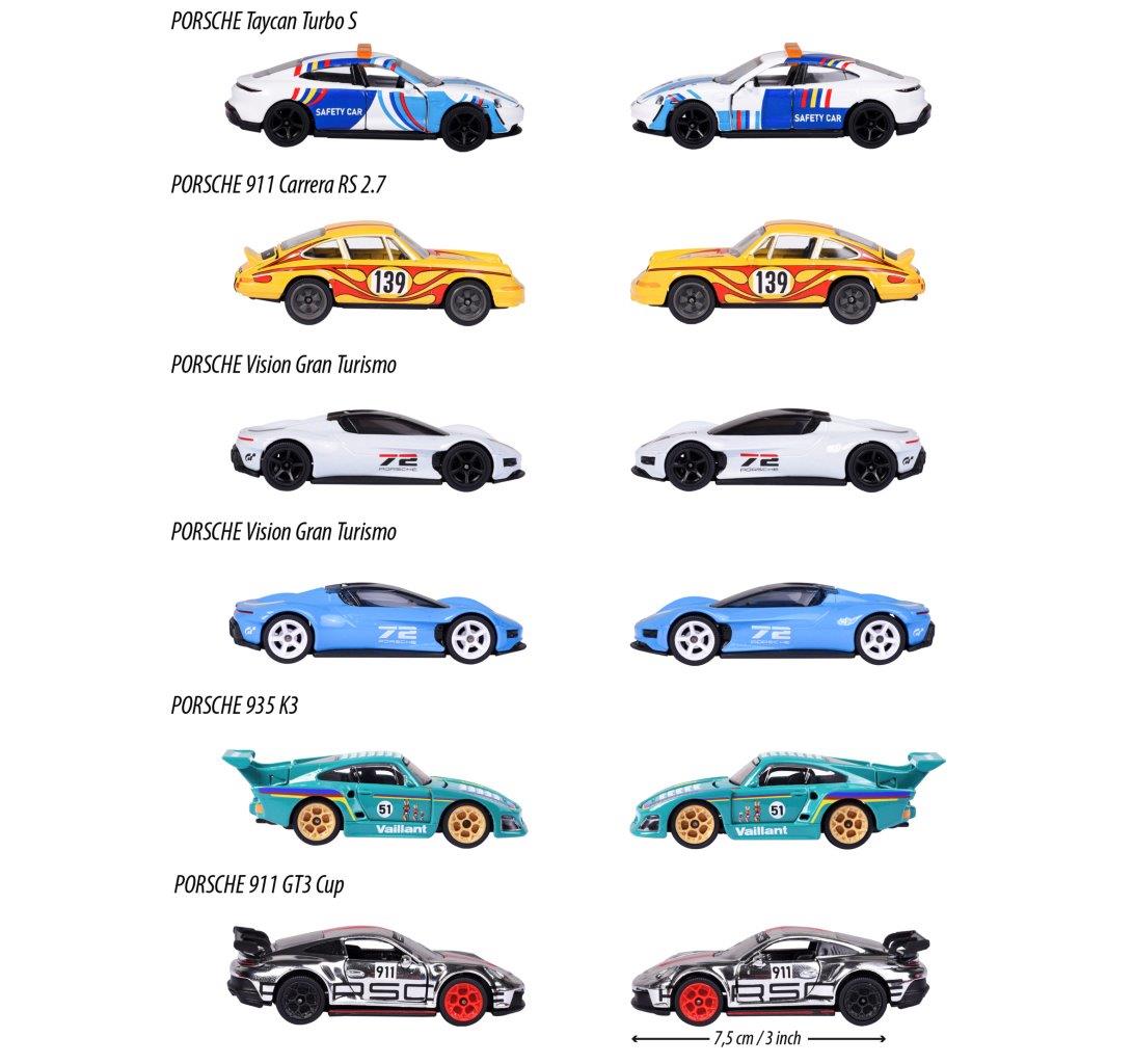 Majorette Porsche Motorsport Deluxe Die Cast Vehicle Asst