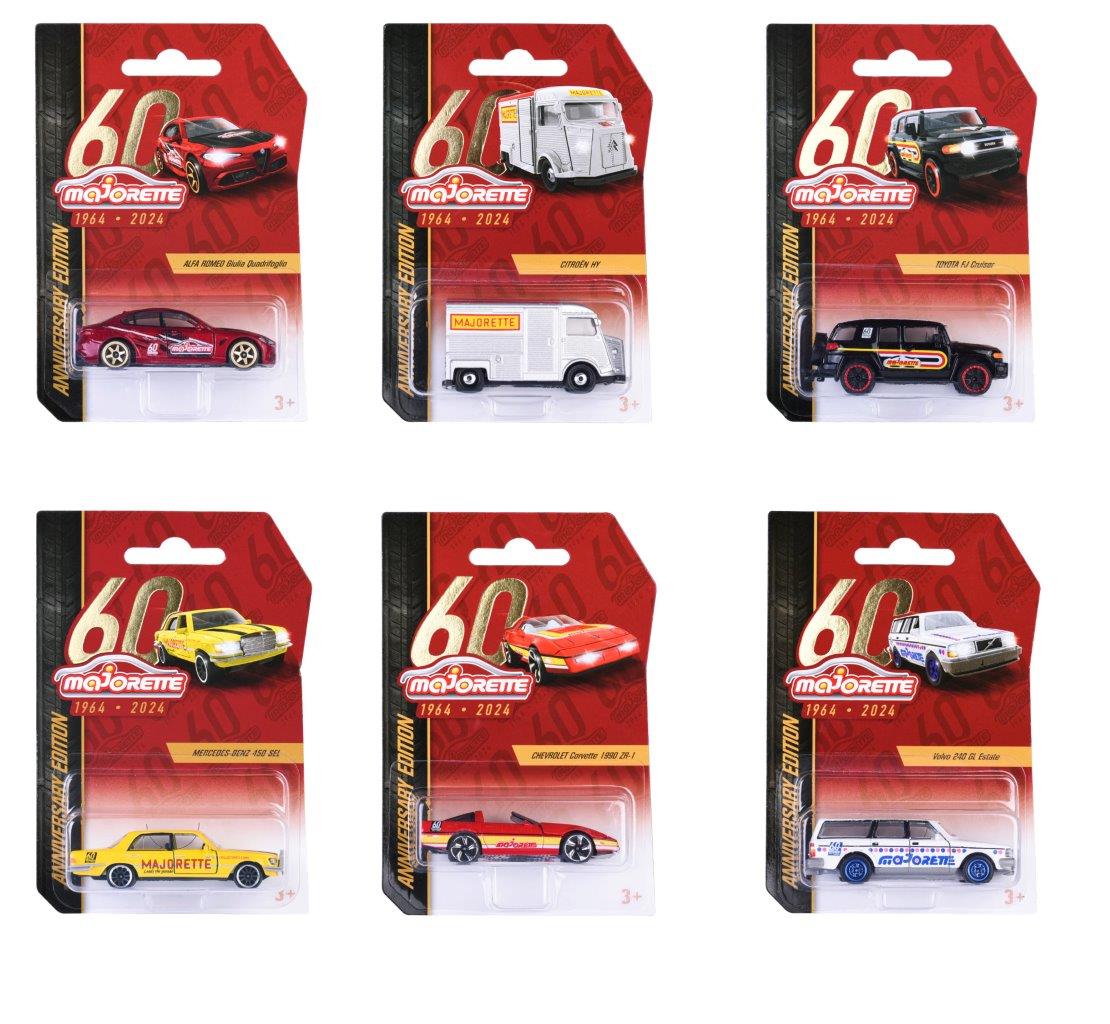 Majorette Anniversary Edition Premium Die Cast Vehicle Assortment