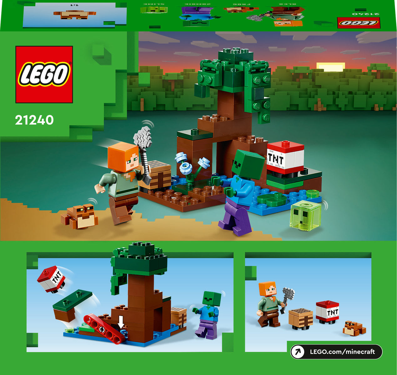 LEGO Minecraft The Swamp Adventure Biome Set 21240