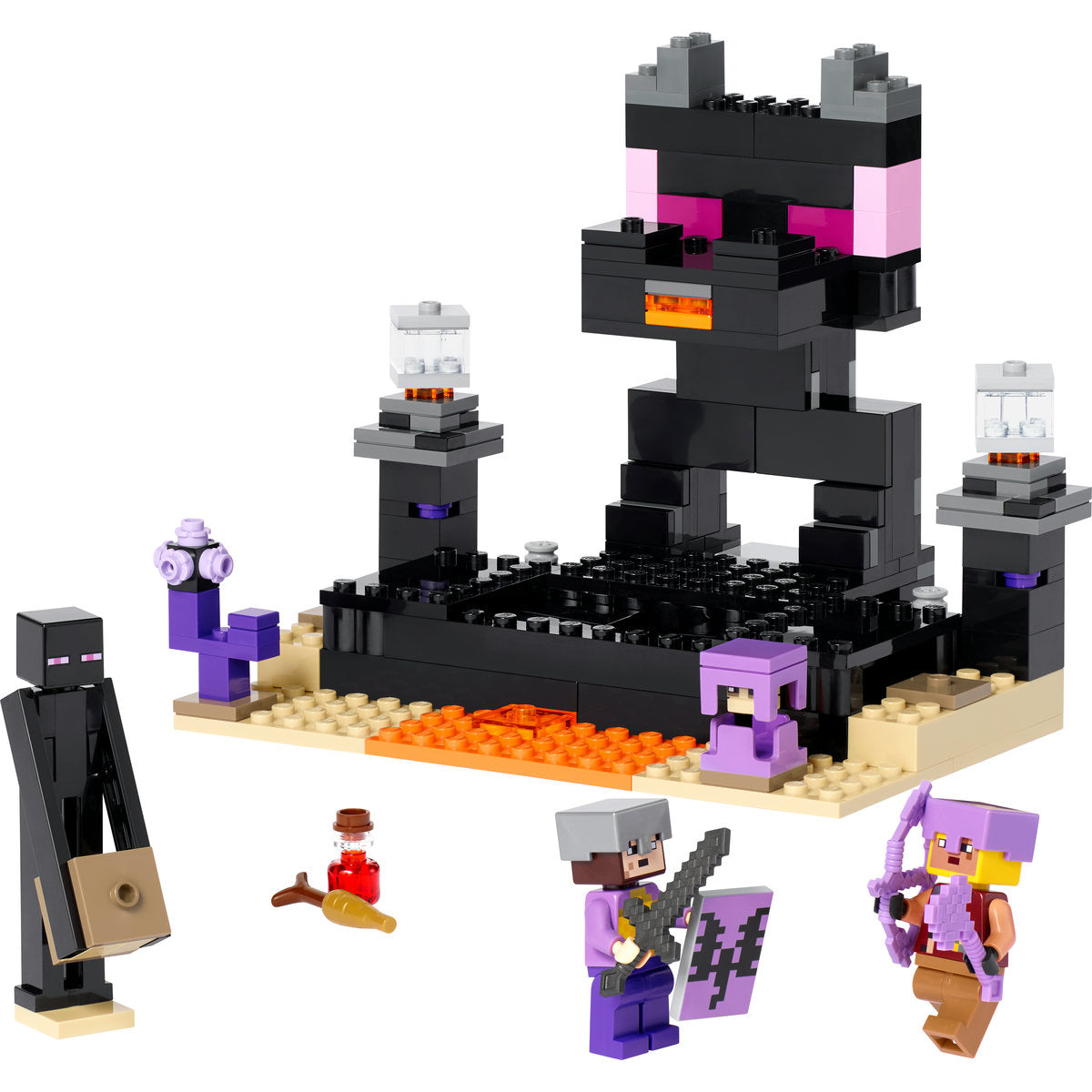 LEGO Minecraft The End Arena Battle Playset 21242