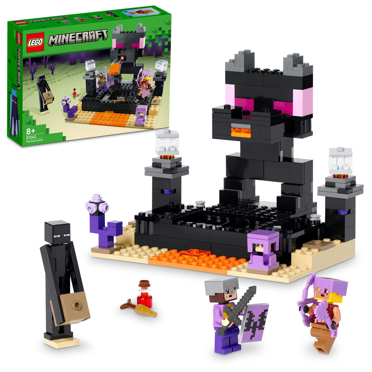 LEGO Minecraft The End Arena Battle Playset 21242