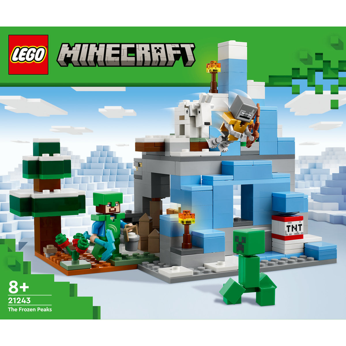 LEGO Minecraft The Frozen Peaks Toy Set 21243