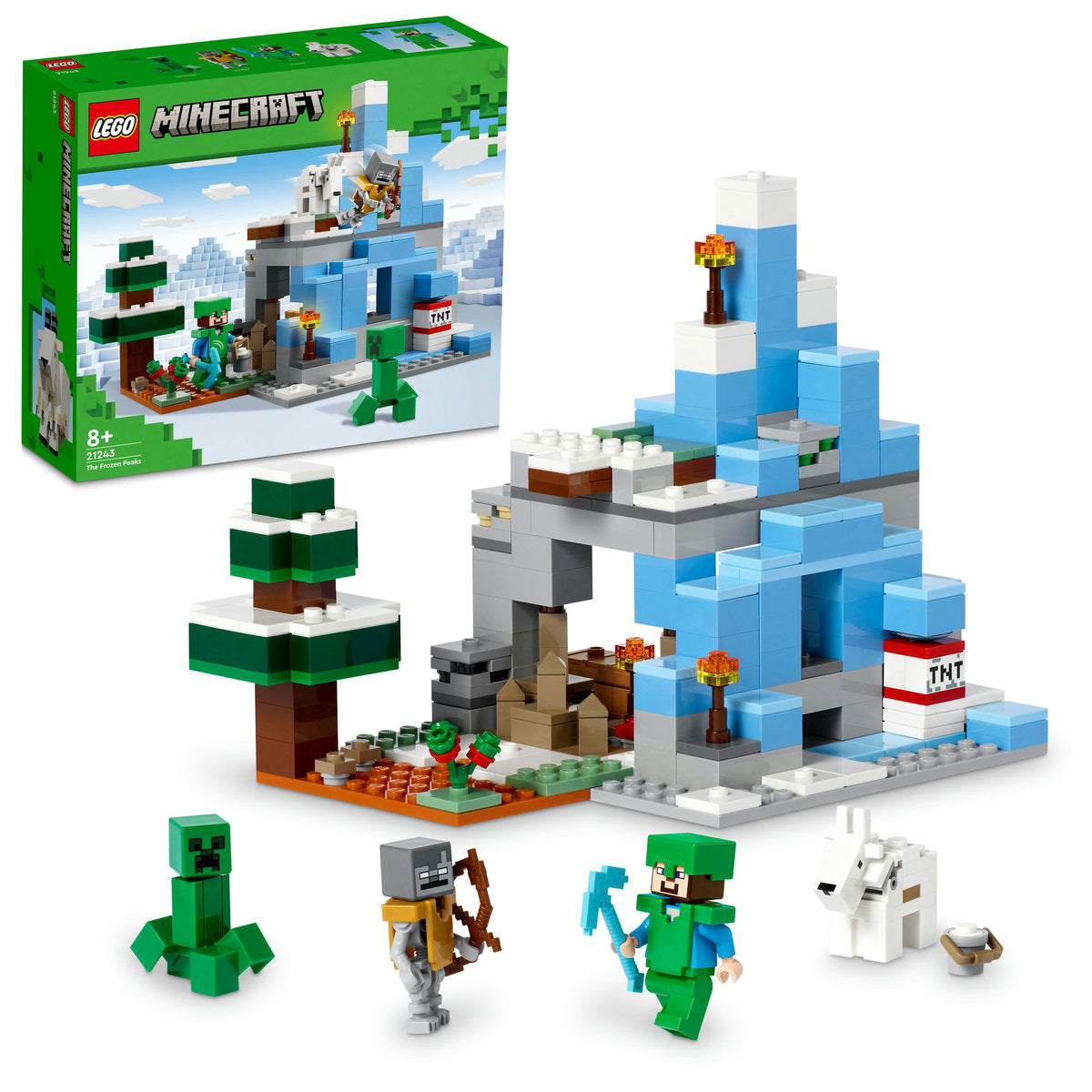 LEGO Minecraft The Frozen Peaks Toy Set 21243