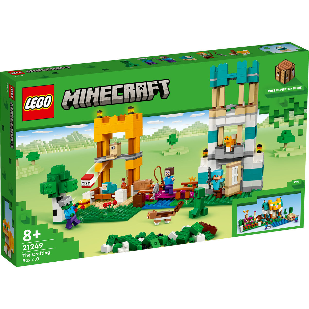 LEGO Minecraft The Crafting Box 4.0 2in1 Set 21249