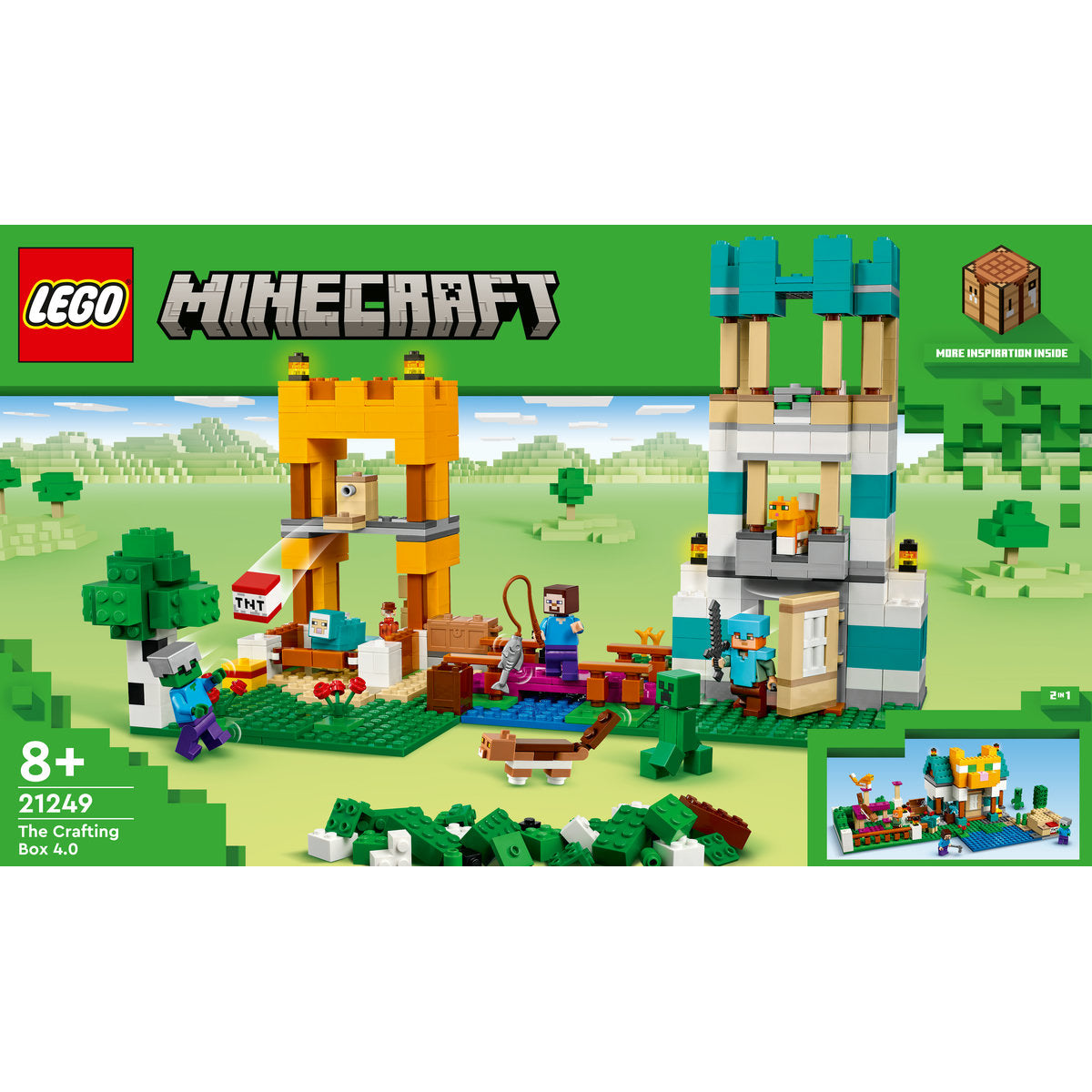 LEGO Minecraft The Crafting Box 4.0 2in1 Set 21249