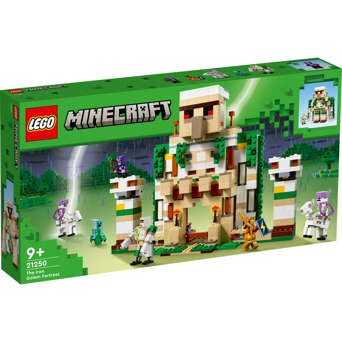 LEGO Minecraft The Iron Golem Fortress Set 21250 - Moons Toystore
