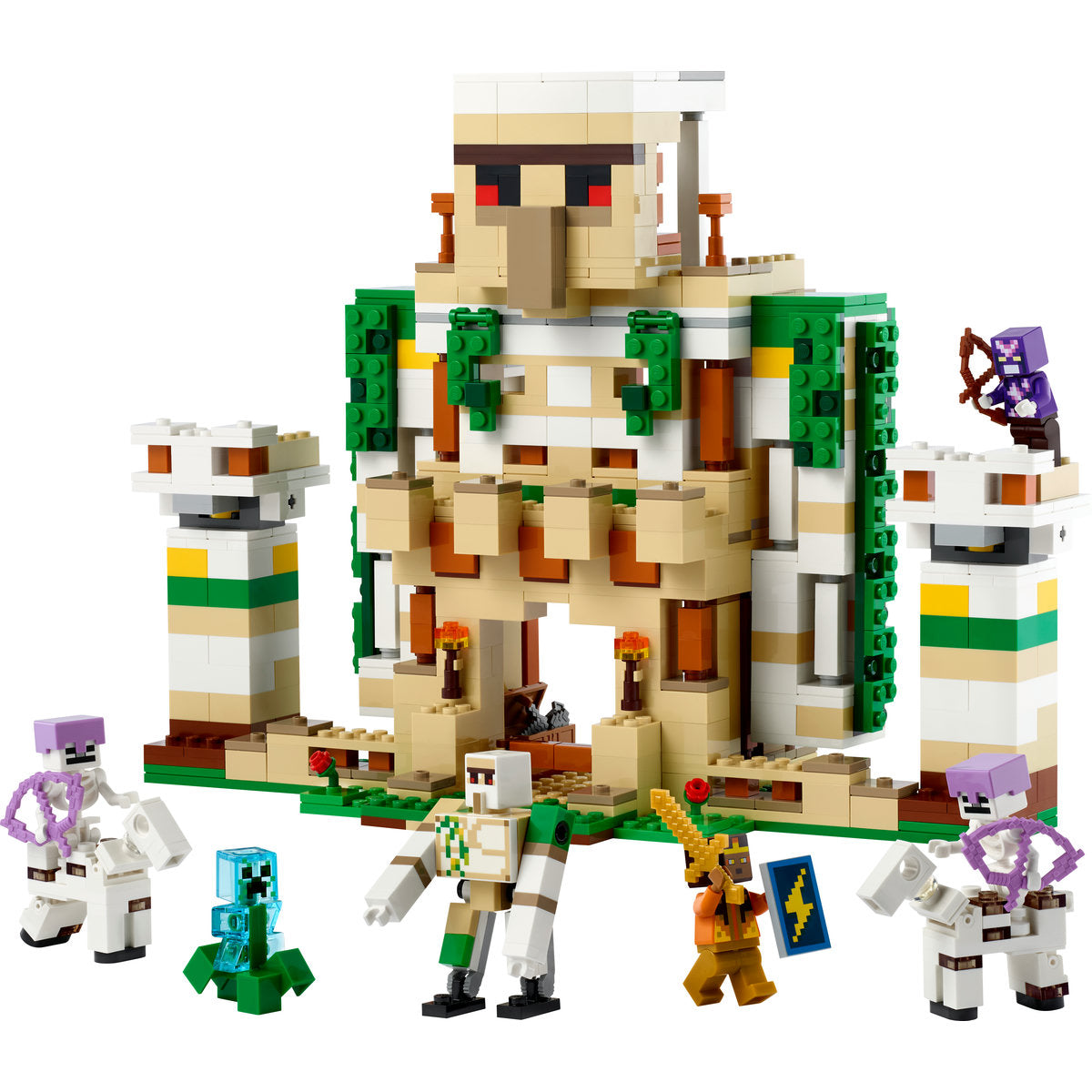 LEGO Minecraft The Iron Golem Fortress Set 21250 - Moons Toystore