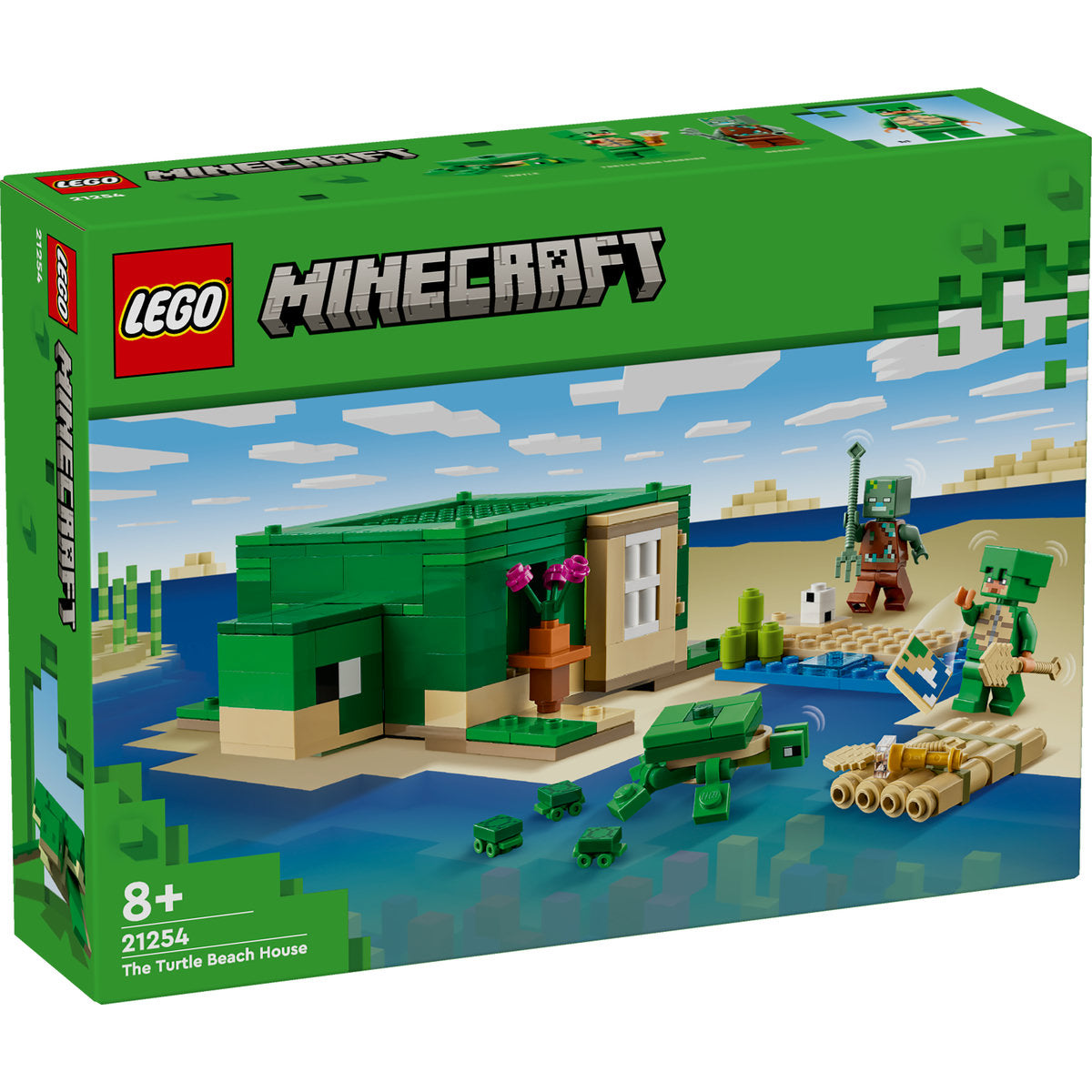LEGO Minecraft The Turtle Beach House Toy Set 21254 - Moons Toystore