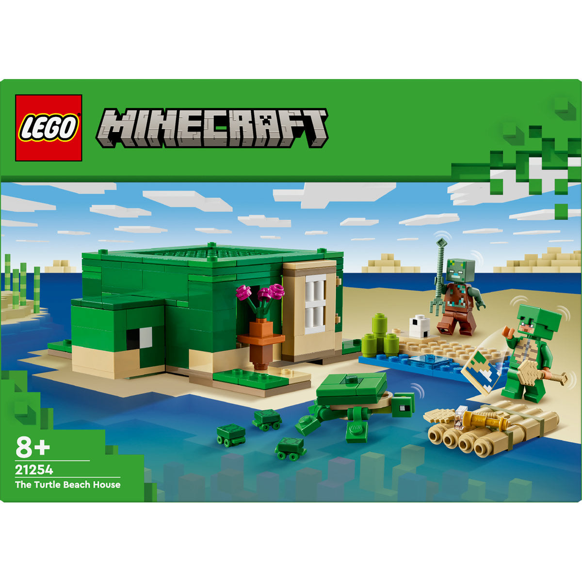 LEGO Minecraft The Turtle Beach House Toy Set 21254 - Moons Toystore
